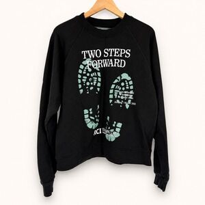 Reese Cooper Men S Sweatshirt RCI Two Steps Forward 2022 Black Bootprint Utility